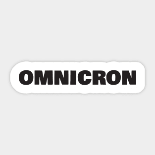 Omnicron Sticker